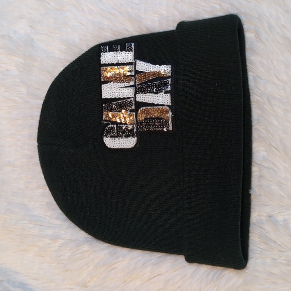 Green Bay Packer Winter Beanie Hat GAME DAY Sequins - Draft Ready - Picture 2 of 9